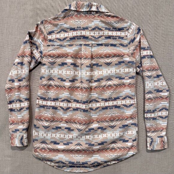 Wallflower Aztec Print Button Down Shirt Women’s Small Long Sleeve Southwest - Picture 5 of 6